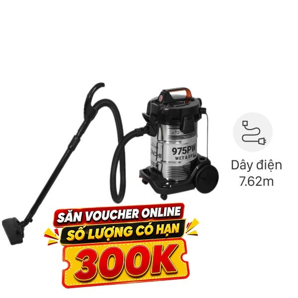 Máy hút bụi công nghiệp Hitachi CV-975PW