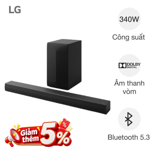Bộ loa thanh LG S60T