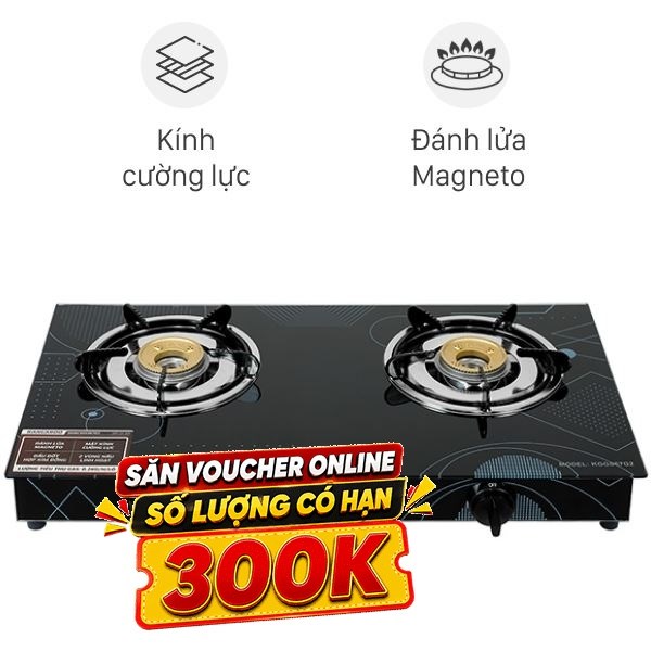 Bếp ga đôi Kangaroo KGGS67G2