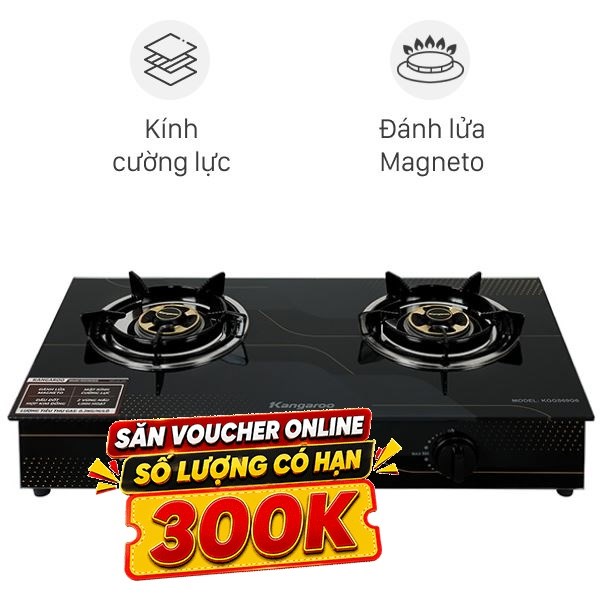 Bếp ga đôi Kangaroo KGGS69G6