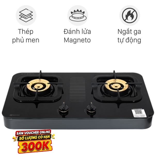Bếp ga đôi Electrolux ETG7287GKR