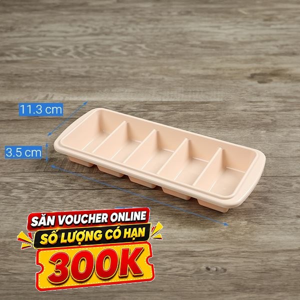 Khay đá nhựa 5 viên Inochi Kari