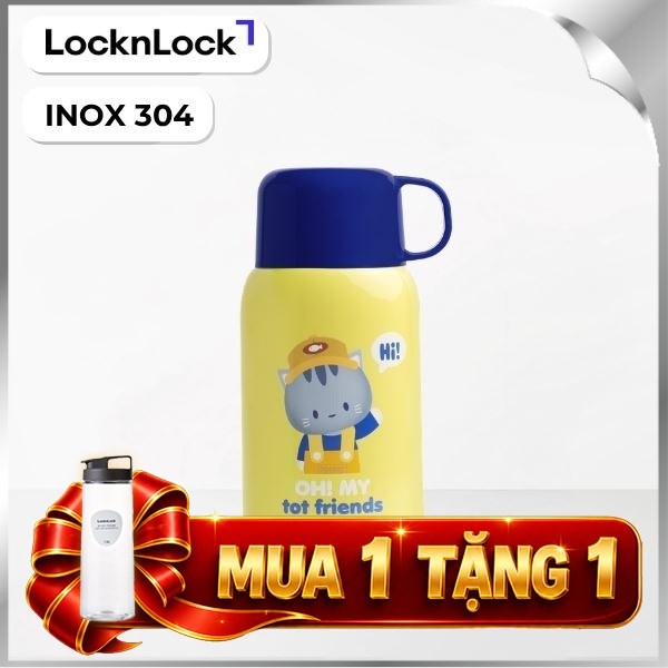 Bình giữ nhiệt Inox 550 ml Lock&Lock LHC1475LYEL