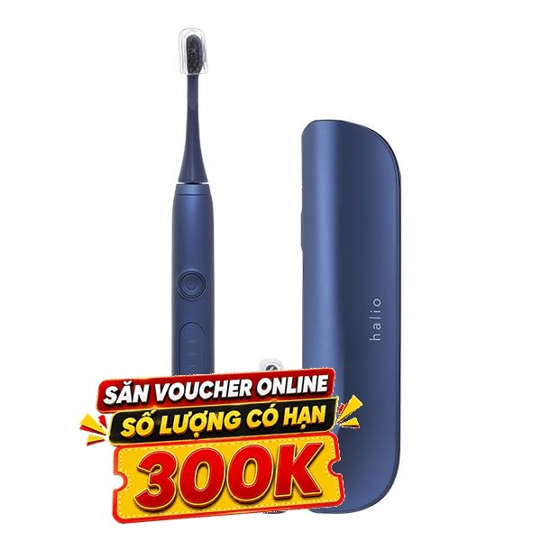 Bàn chải điện Halio Sonic Whitening Pro Midnight Blue