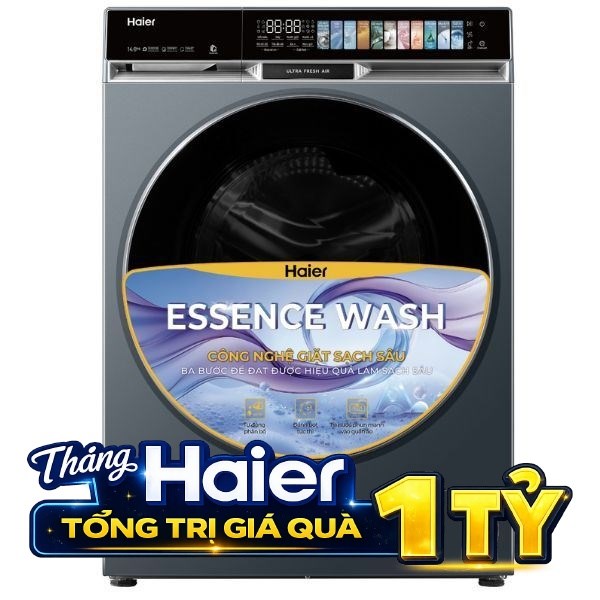 Haier Inverter Giặt 14 Kg - Sấy 8 Kg HWD140-BD14387GNU1