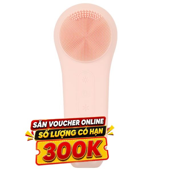Máy rửa mặt và massage Halio 5 in 1 Peach Fuzz