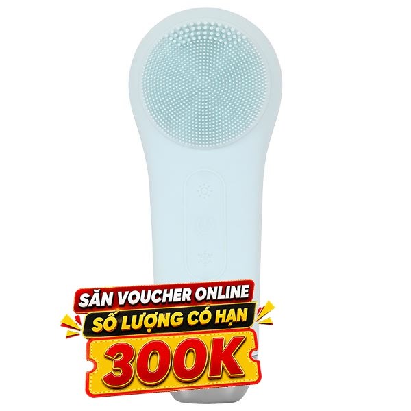 Máy rửa mặt và massage Halio 5 in 1 Ice Blue