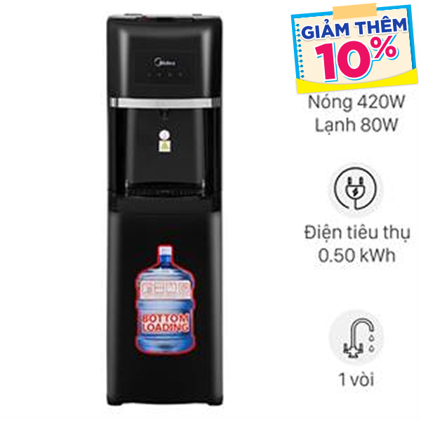 Cây nước nóng lạnh Midea YD1135AS-B 500W