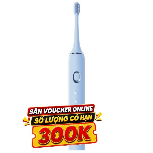 Bàn chải điện Halio Sonic SmartClean Electric Toothbrush Sky Blue