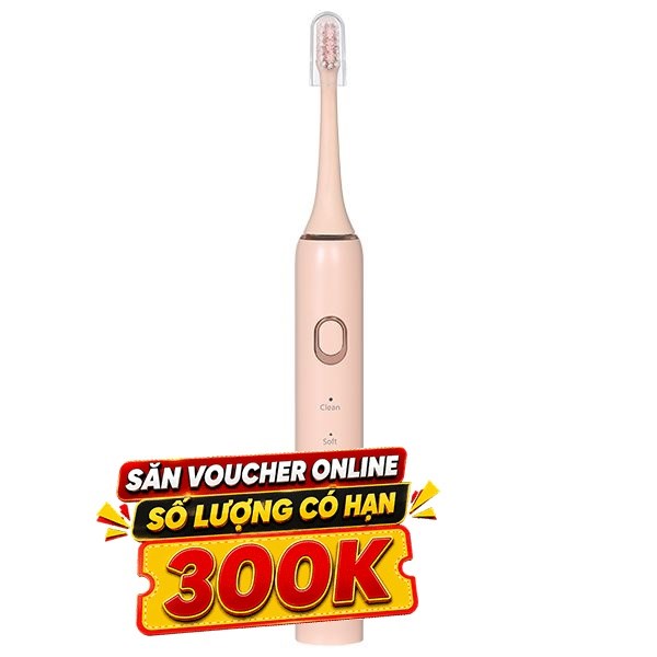 Bàn chải điện Halio Sonic SmartClean Electric Toothbrush Coral