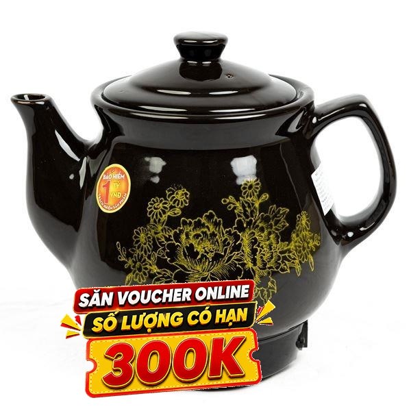 Siêu sắc thuốc điện Seika 3.2 lít SKS 326 Đen