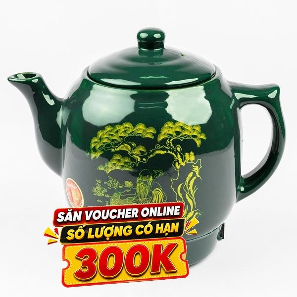 Siêu sắc thuốc điện Seika 3.2 lít SKS 327 Xanh