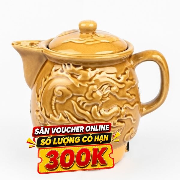 Siêu sắc thuốc điện Seika 3.2 lít SKS 368 Vàng