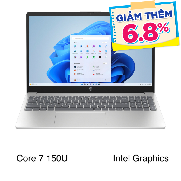 HP 15 fd1037TU Core 7 150U (9Z2W5PA)