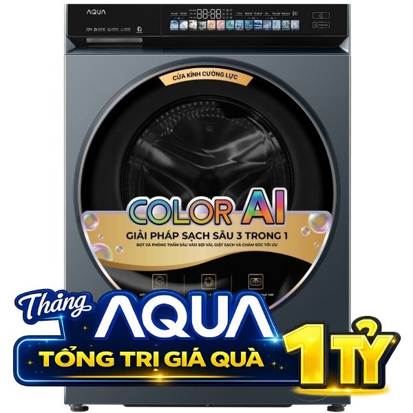 Aqua Inverter Giặt 12 Kg - Sấy 7 Kg AWD12-BD4377U1L(GN)