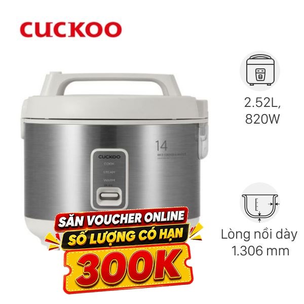 Nồi cơm nắp gài Cuckoo 2.52 lít CR-1415