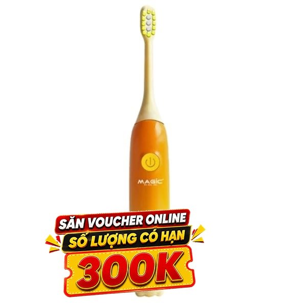 Bàn chải điện trẻ em Magic Kid-02 - Cam