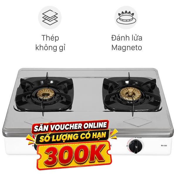 Bếp gas đôi Rinnai RV-365(SW)N