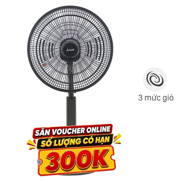 Quạt lửng Mitsubishi Electric  3 cánh R16A-GC CY-GY 45WMẫu mới