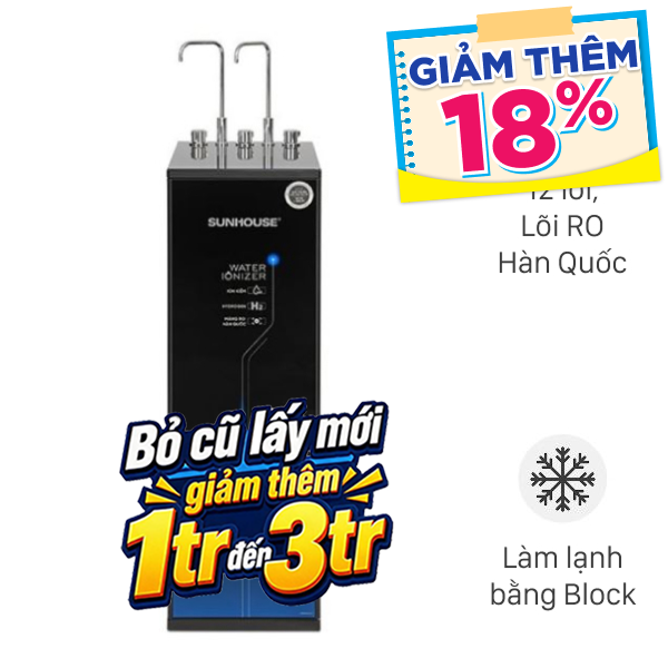 Máy lọc nước RO Sunhouse UltraX SHA76656LA