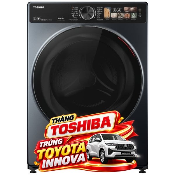 Toshiba Inverter Giặt 13 Kg - Sấy 8 Kg TWD-T25BZP140MWV(MG)