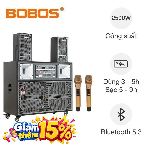 Loa kéo karaoke BOBOS BS-989