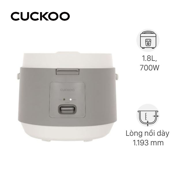 Nồi cơm nắp gài Cuckoo 1.8 lít CR-1096