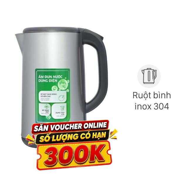 Bình đun siêu tốc Kangaroo 1.8 lít KGWK18S1G