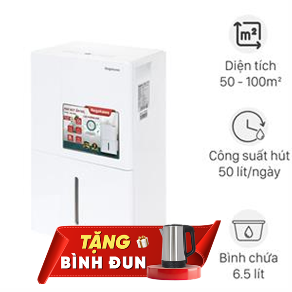 Máy hút ẩm kết hợp lọc không khí Nagakawa NAD8669 800W
