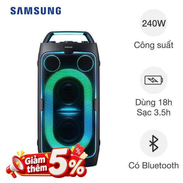 Loa tháp di động dạng kéo Samsung MX-ST50F