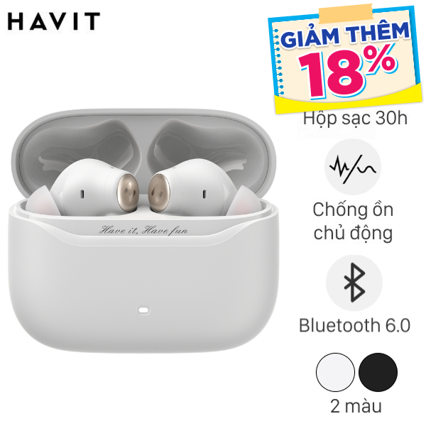 Tai nghe Bluetooth True Wireless Havit TW991 Pro