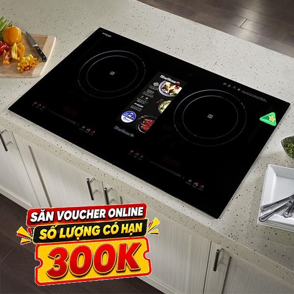 Bếp từ đôi âm BlueStone ICB-6825 5000W