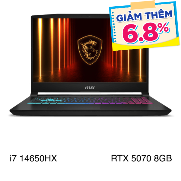 MSI Gaming Katana 15 HX B14WGK i7 14650HX (023VN)