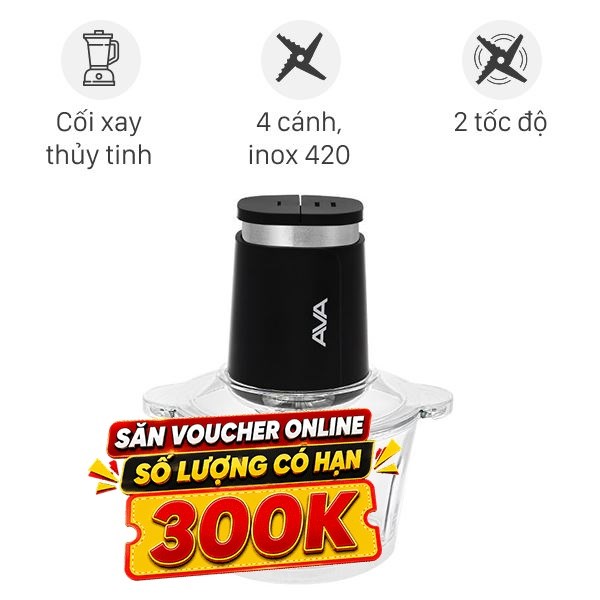 Máy xay thịt đa năng AVA FC2310 350W 2 lít