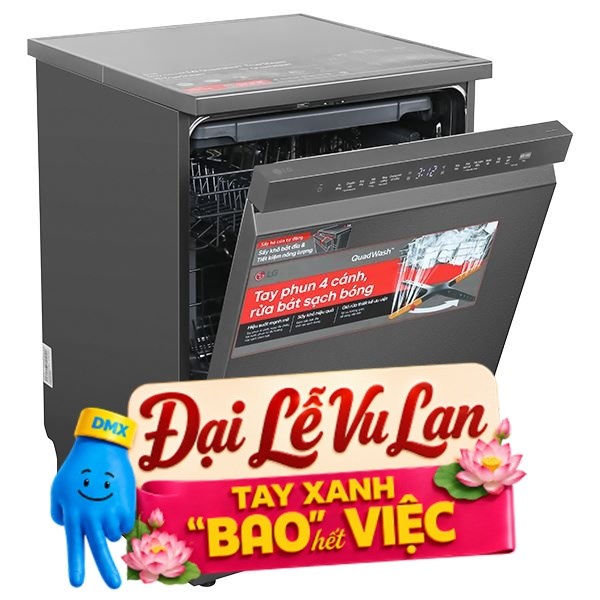 Máy rửa chén độc lập LG LDN14BLA5