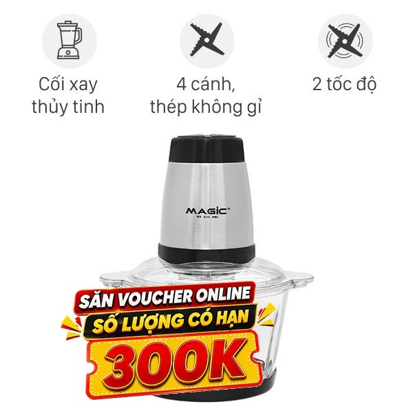 Máy xay thịt đa năng Magic A-001 400W 1.7 lít