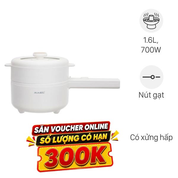 Nồi lẩu điện đa năng Magic A-043 1.6 lít