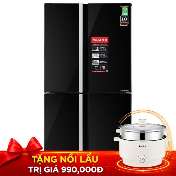 Sharp Inverter 525 lít SJ-FX610V-MK