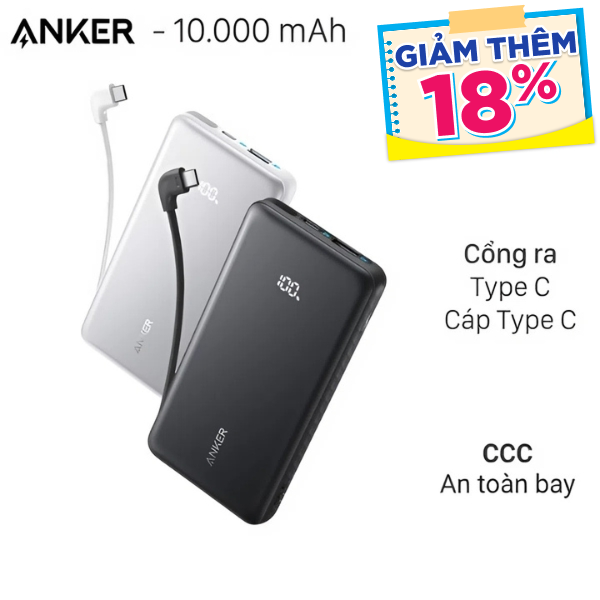 Anker Zolo 22.5W Zolo A110D kèm Cáp Type C