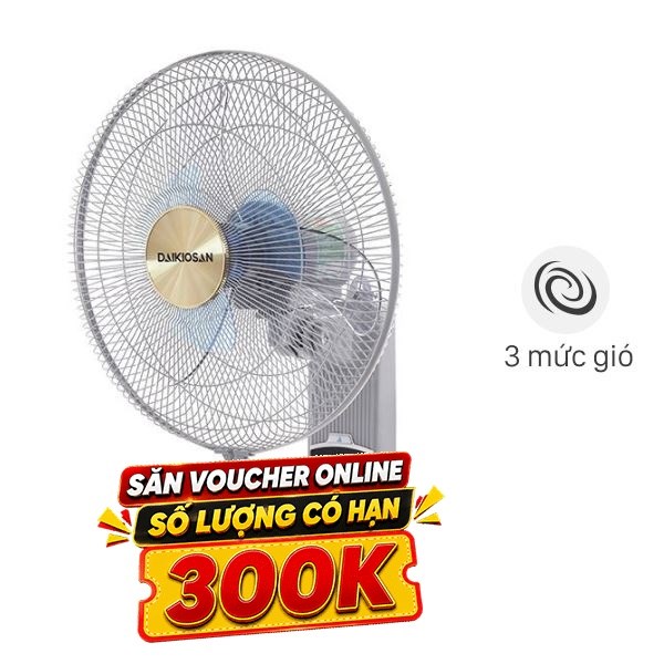 Quạt treo tường Daikiosan  6 cánh DQ120 55W