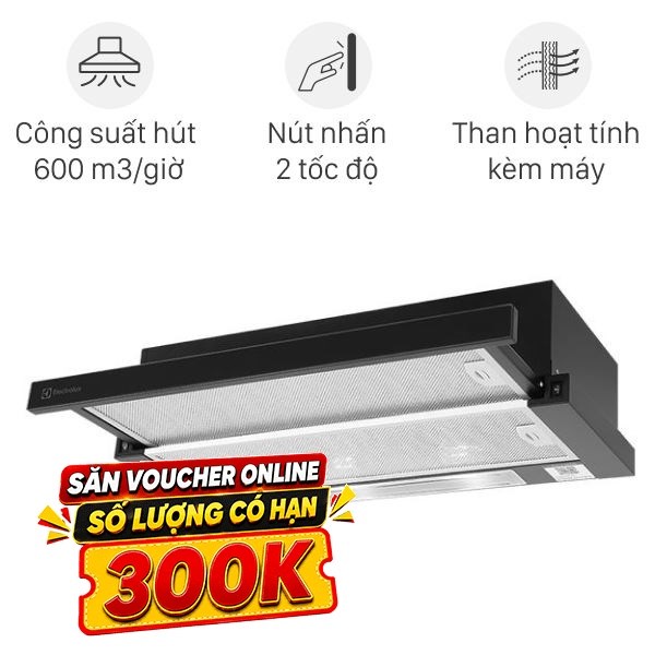 Máy hút mùi âm tủ Electrolux ECP7311GB