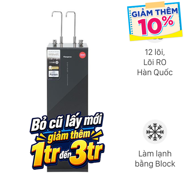 Máy lọc nước RO Kangaroo KG12S3H3