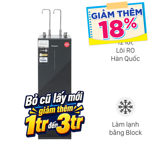 Máy lọc nước RO Kangaroo KG12S3H3
