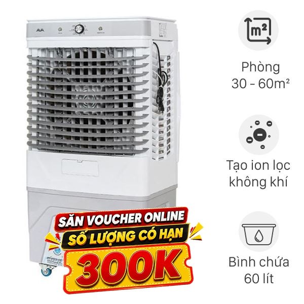 Quạt điều hòa AVA RPD-200 200W Trắng - Xám