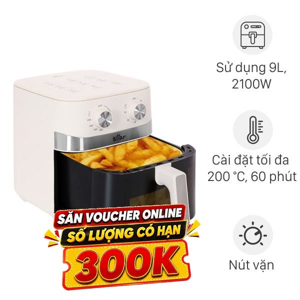 Nồi chiên không dầu Bear 9 lít AFR-215BF