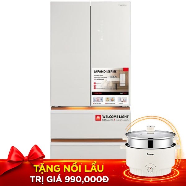 Toshiba Inverter 520 lít GR-RF680WI-PGV(D4)