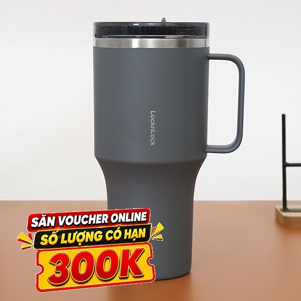 Bình giữ nhiệt Inox 820 ml Lock&Lock LHC4326GRY
