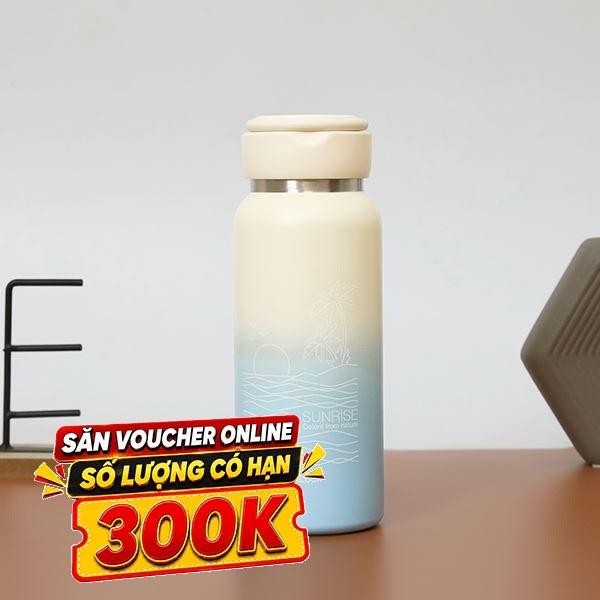 Bình giữ nhiệt Inox 650 ml Lock&Lock LHC4321NIVY