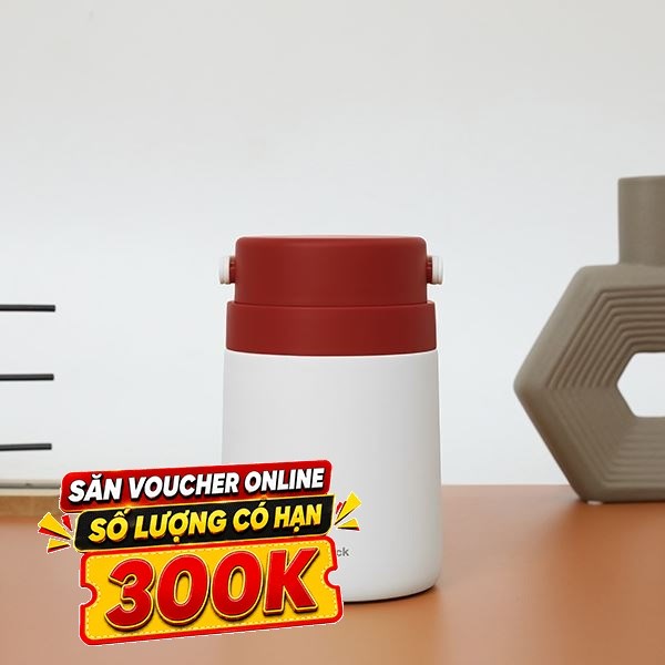Hộp thức ăn giữ nhiệt Inox 700 ml Lock&Lock HC8042RED