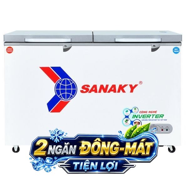 Tủ đông Sanaky Inverter 365 lít VH-5699W4K